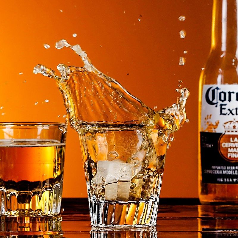 酒吧KTV耐摔钢化啤酒杯洛杯洋酒威士忌杯O子厚底加厚八角杯整,餐饮具,啤酒杯,淘宝优惠券,粉丝福利购,淘宝优惠卷