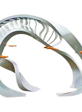 园林景观创意抽象不锈钢雕塑定制A户外广场大型塑像售楼部落地摆