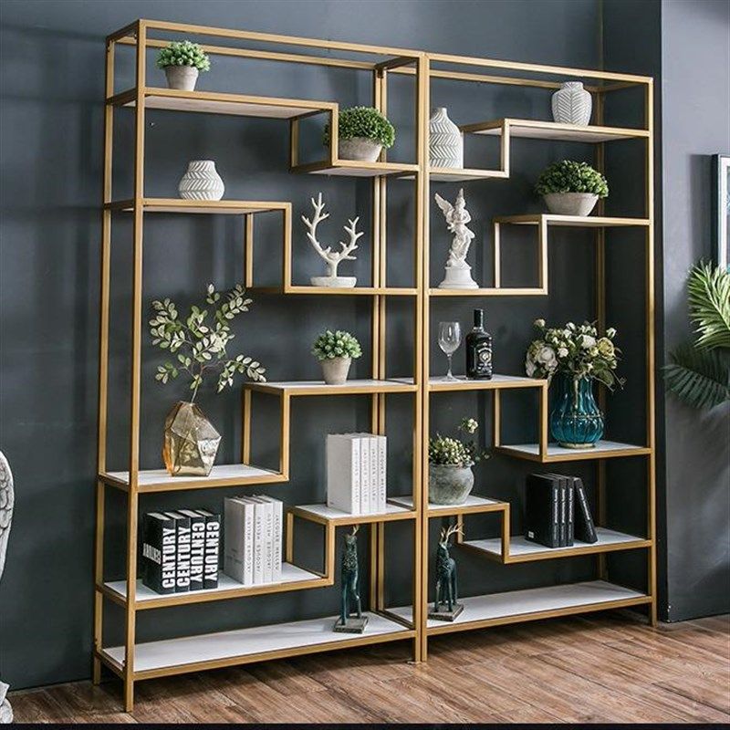 北欧铁艺金色落地置AB0229y物架化容品美美甲书架展博古架示柜客,商业/办公家具,办公站立垫/抗疲劳垫,淘宝优惠券,粉丝福利购,淘宝优惠卷