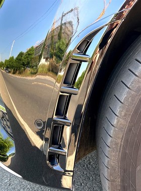 适用GLE W167 C167 2019-2023 AMGP前杠进气口风刀外饰改装