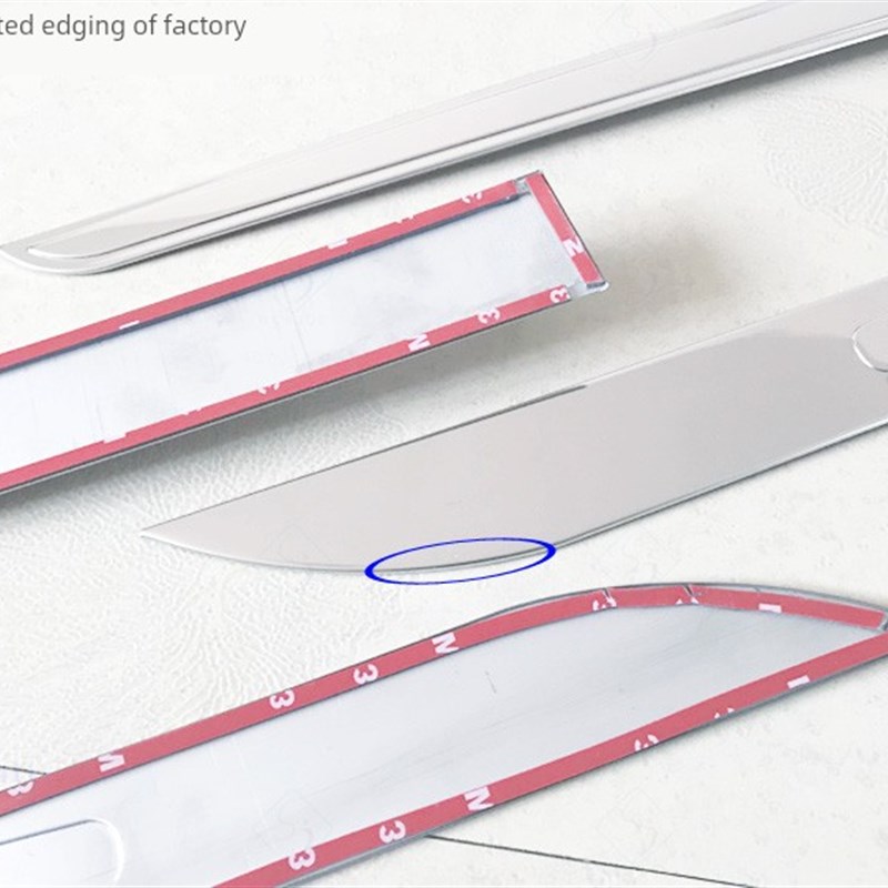 适用于现代名画门边条不锈钢门w下边贴13-19门体防刮条改装