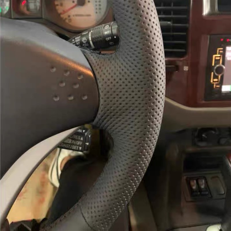 2011款帕杰罗v73 v7w7 v97手缝方向盘套专车手缝把套全包
