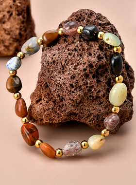 朗同天然石手链女款2025新款轻奢小众设计感高级感手串手饰手饰品