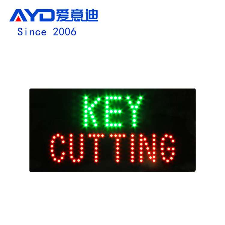 门店门头招牌 店铺橱窗灯牌标识制造 LED KEY CUTTING SIGN