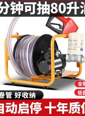 0v24车载12v22抽油伏自吸泵小型电动抽油泵v加油泵加油机柴油铸钢