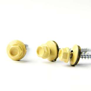 镀锌钻尾自攻螺丝白色棕色红色EPDM复合防水彩钢瓦连体垫片燕尾钉