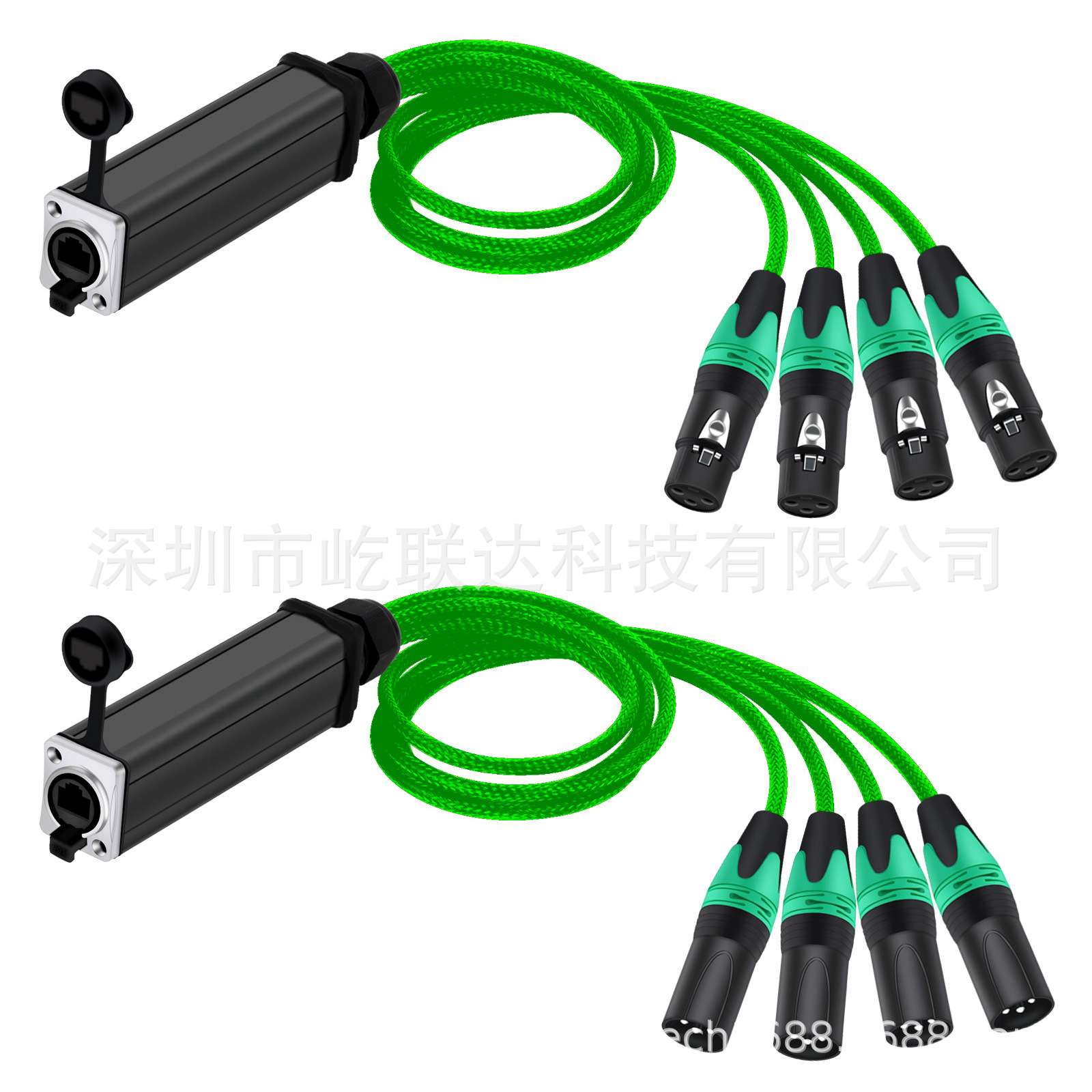 网线延长线RJ45公对母连接线DM512电源插网络线卡侬线组合线