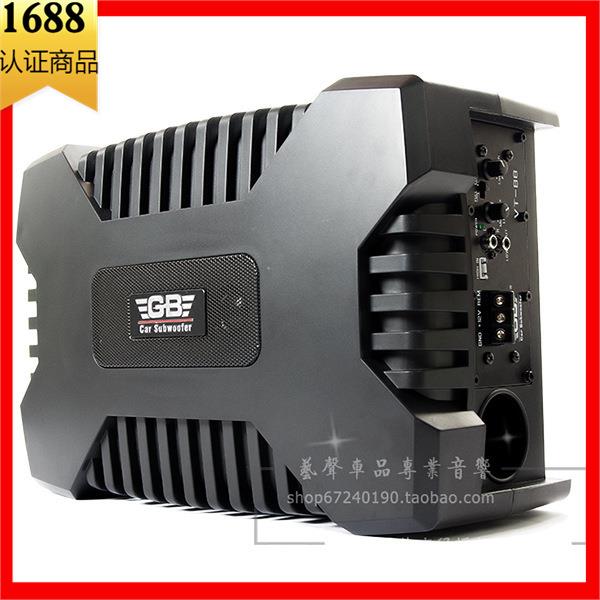 车载12V重低音炮8寸喇叭音箱汽车低音炮超薄有源功放超