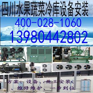 西昌蔬菜水果蔬菜李子食用菌葡萄猕猴桃冷藏保鲜库冷库机组设备