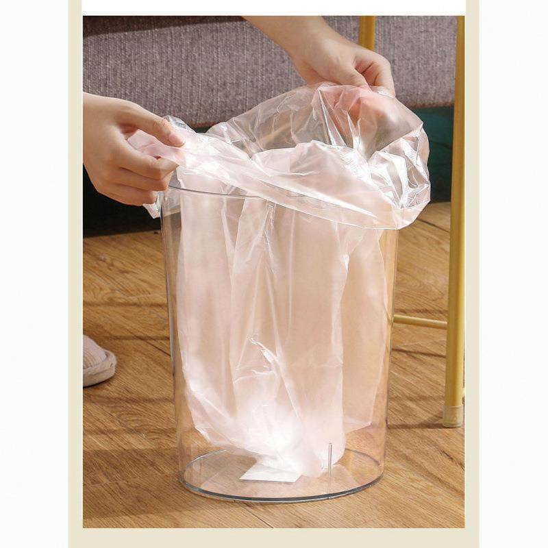 平口垃圾袋家用加厚中号塑料袋子特厚清洁实惠装宾馆黑色白色胶袋