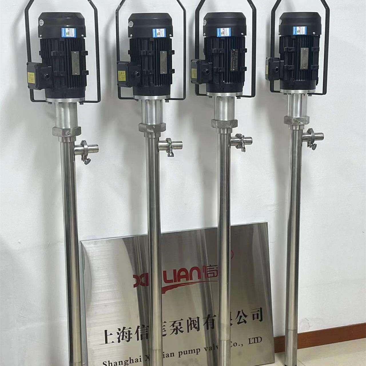 信莲HD-ENC2-V+SS316L-1000HV-BN电动螺杆泵插桶泵高粘度螺杆泵