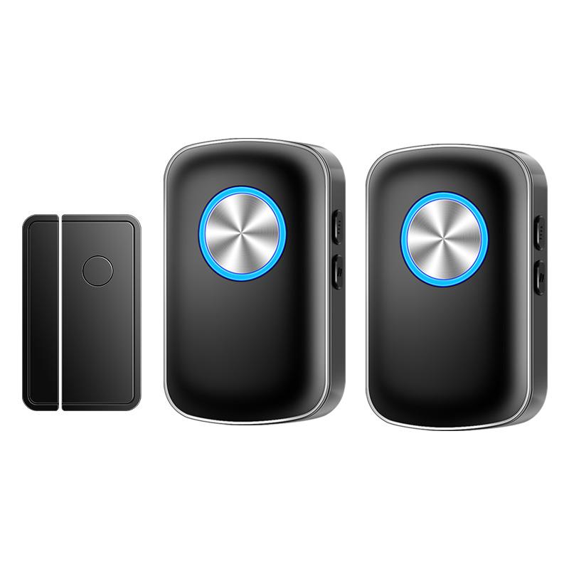 超市冰箱冰柜开门感应提醒器店铺门铃窗户门磁防盗报警器家用提示