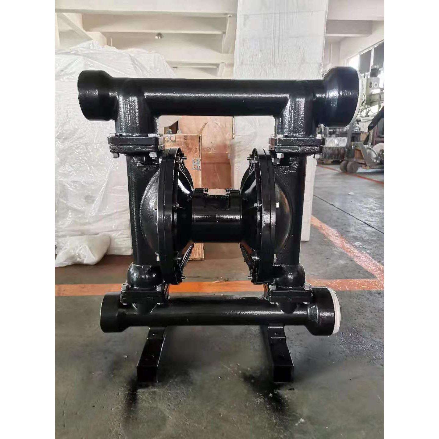 QBY-65铸铁隔膜泵QBK-65气动隔膜泵耐磨压泥机高压气动隔膜泵