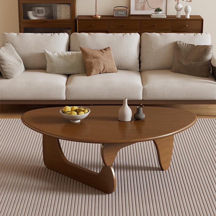 实木茶几简约现代日式榻榻米矮茶桌异形设计师茶几客厅家用小户型