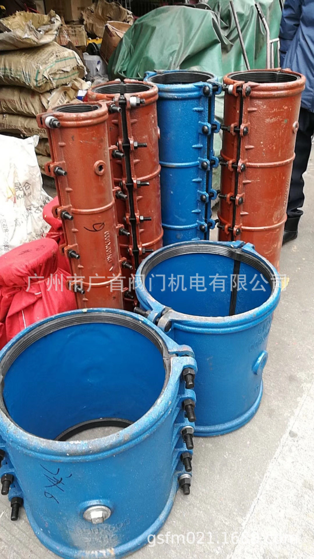 开边快接水管抢修器 哈夫节 抱箍开边凯苏接头 管道快修补漏器