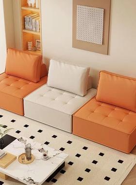 懒人沙发豆腐块小户型卧室单人椅网红休闲组合出租房日式榻榻米