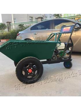 小型手扶搬运车建筑工程水泥沙子运输机农用园林柴油翻斗车
