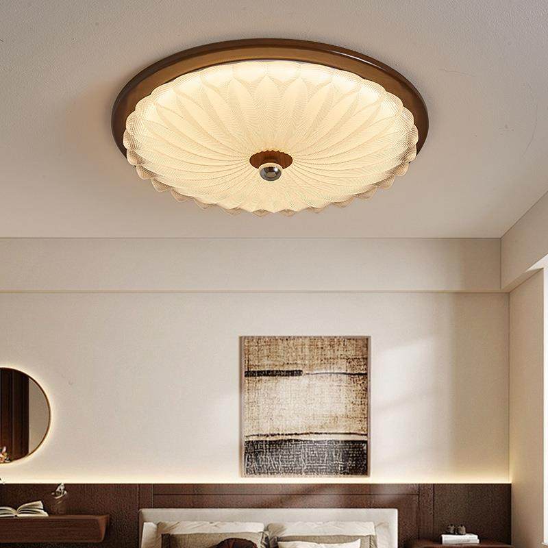 中古风法式客厅吸顶灯简约入户玄关灯饰创意卧室走廊过道阳台灯具