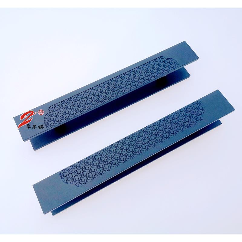 生产黑色门把手大门拉手仿古祥云木门推拉玻璃门铝板雕刻拉手