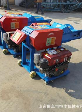 干湿两用秸秆铡草揉搓机6.8吨铡草揉搓一体机自动进料牧草揉丝机