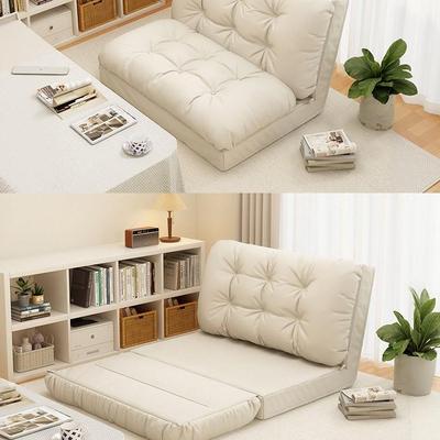 懒人沙发可躺可睡榻榻米沙发床两用人类狗窝卧室床边阅读角小沙发