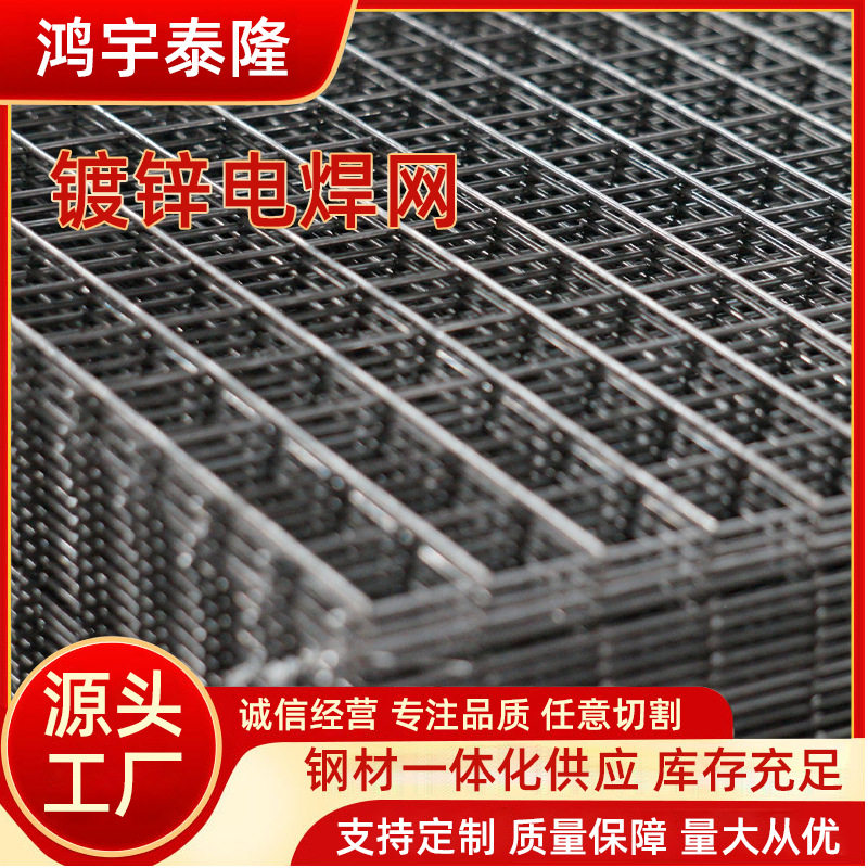 现货批发镀锌电焊网铁丝网建筑扶墙防裂网冷轧热轧网片质量保