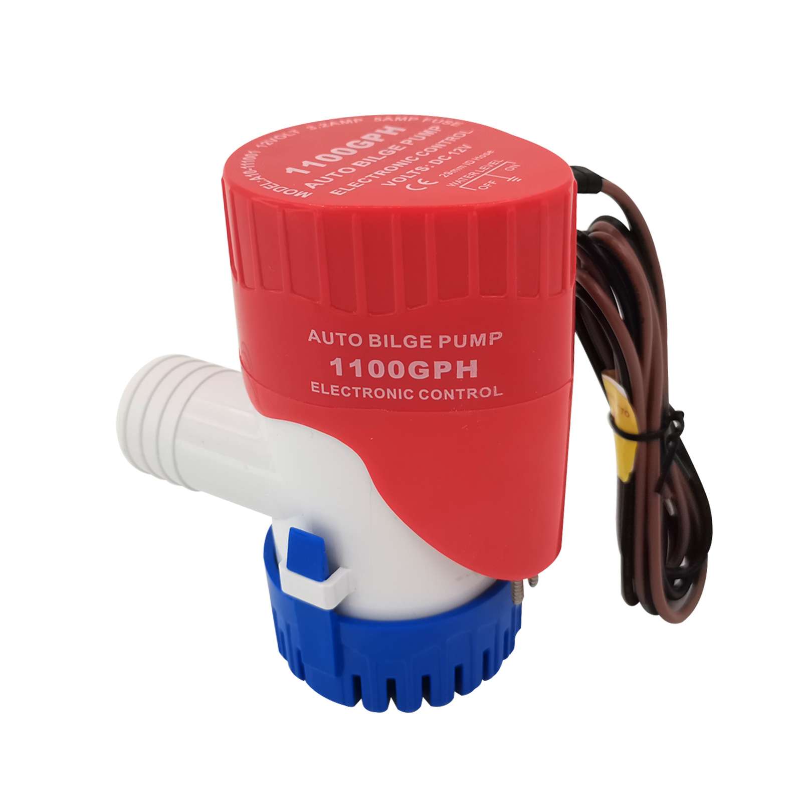 自动舱底 排水泵智能潜水泵探针泵1100GPH电子控制泵 12V/24V游艇