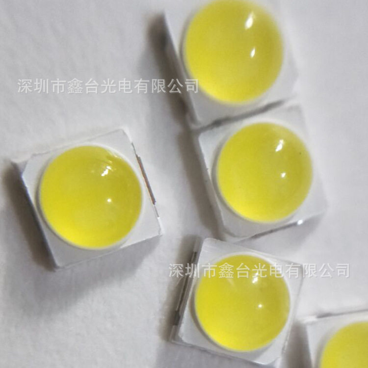 3030 1W 球头 高亮 高品质 白光 冷白 车灯 双尖灯 LED灯珠