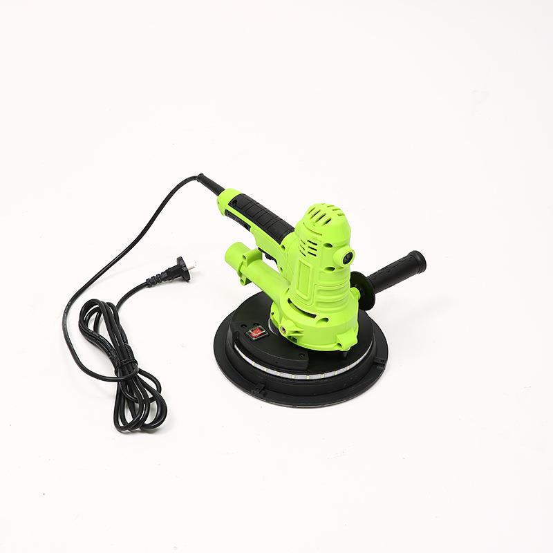 手持式墙壁打磨机墙面腻子打磨机砂纸机自吸尘双灯长杆磨墙机交流