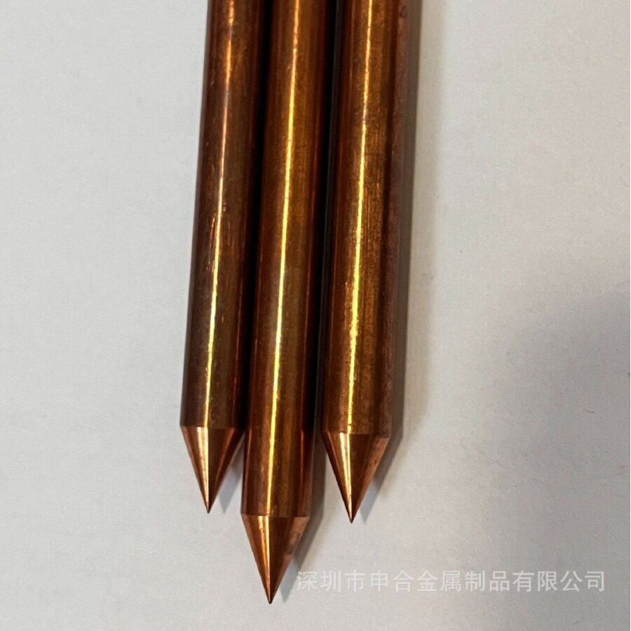 现货加工T2 C1100紫铜棒材 红铜棒纯铜棒 铜圆棒削尖打孔折弯车牙
