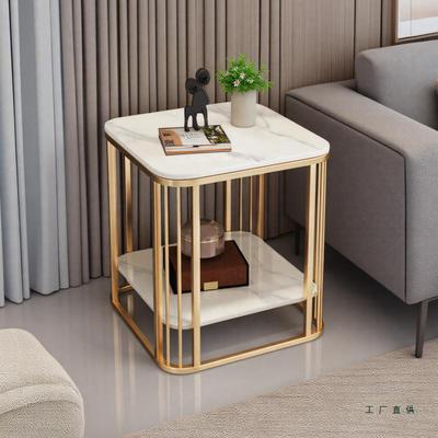 岩板沙发边几客厅小茶几边桌置物架床头小桌子阳台小型创意角几