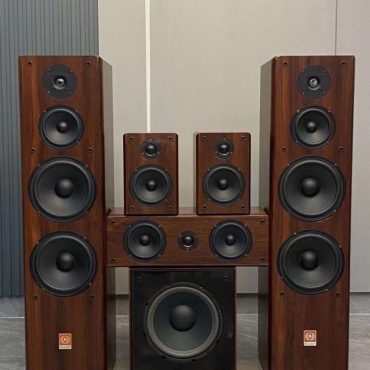 标威bw2838六件套5.1工厂直销家用客厅音箱书架音箱k歌喇叭单元