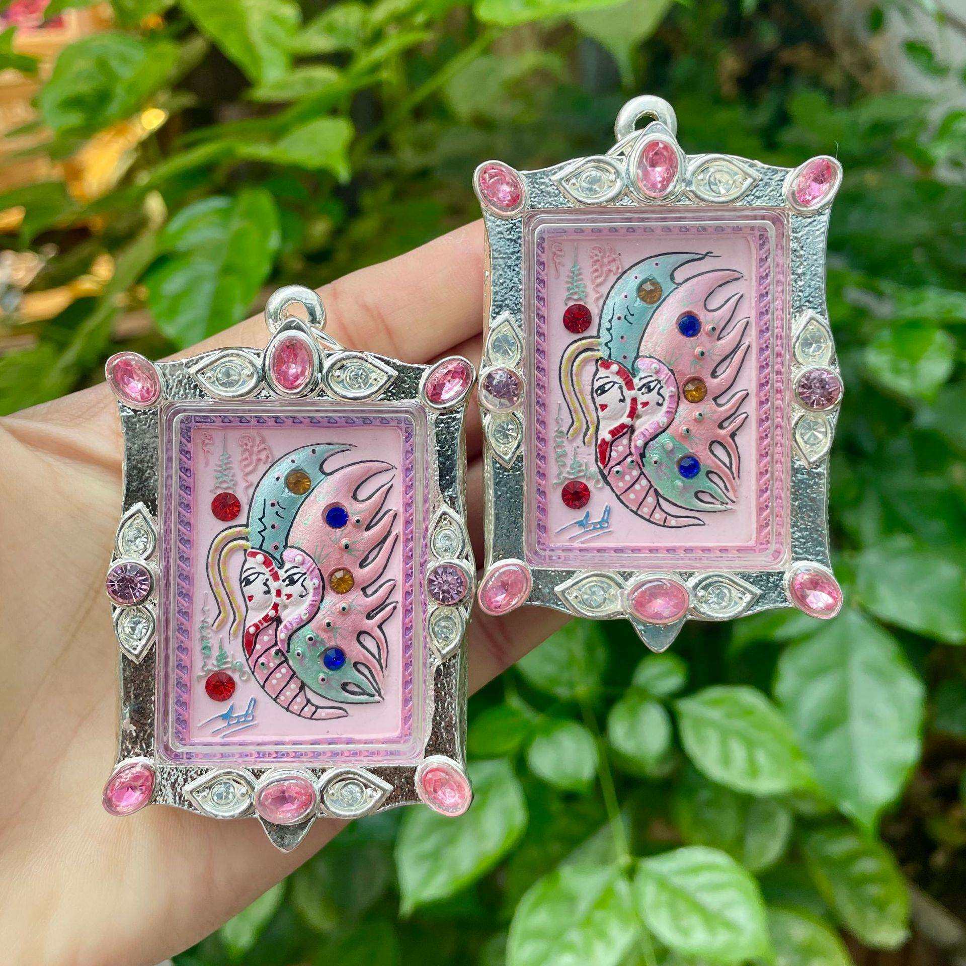 泰国佛牌泰国特色手工艺比翼双飞蝶蝴蝶牌掩面必打可一件