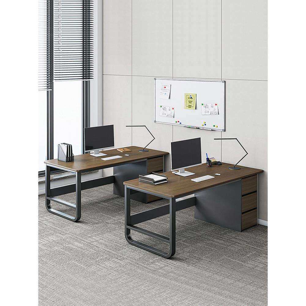 办公桌员工位简约现代办公室桌职员桌椅组合单人工位简易电脑桌子