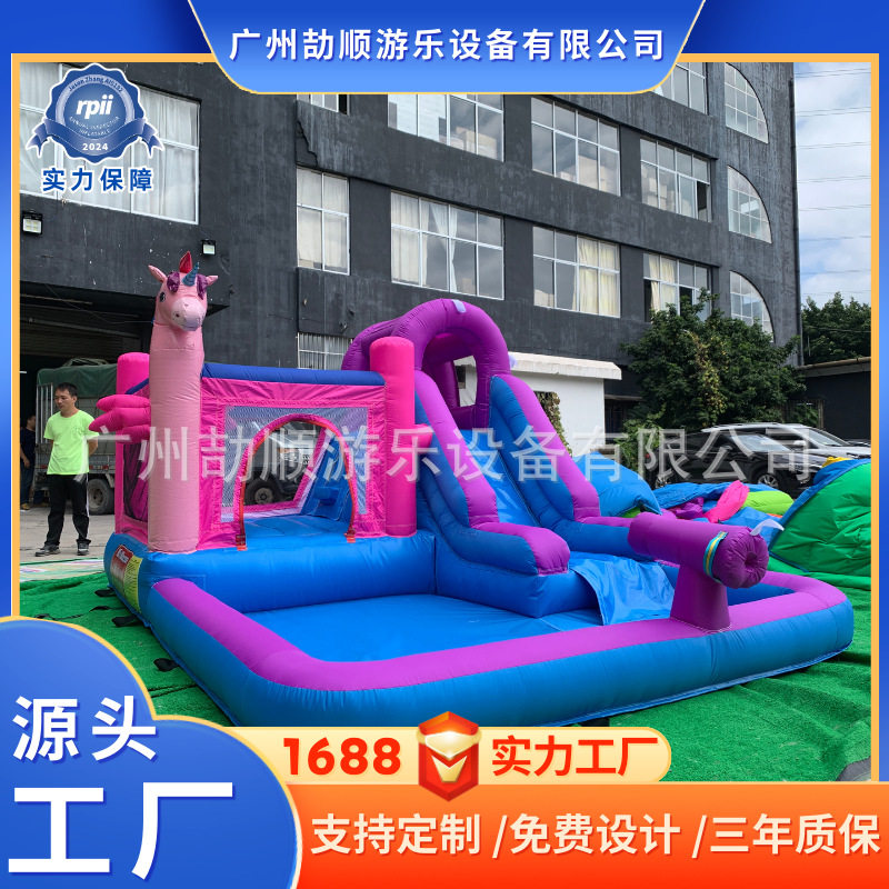 大型充气城堡室外蹦蹦床网红商场中庭闯关百万海洋球池跳床淘气堡