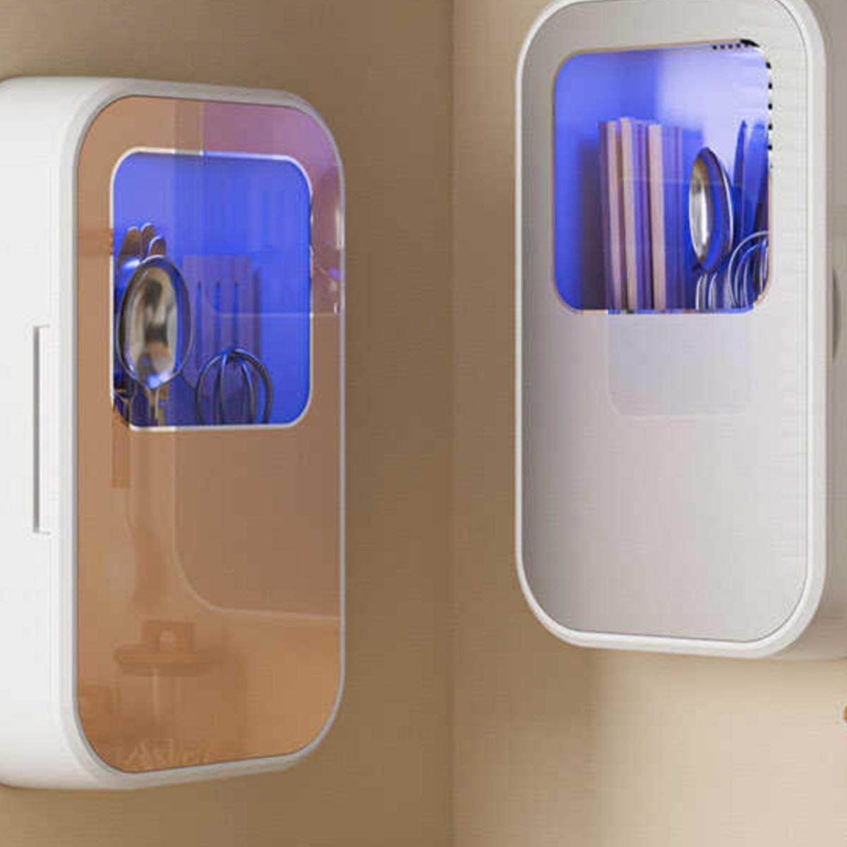 筷子消毒机厨房家用小型智能紫外线充电式消毒壁挂式快子筒