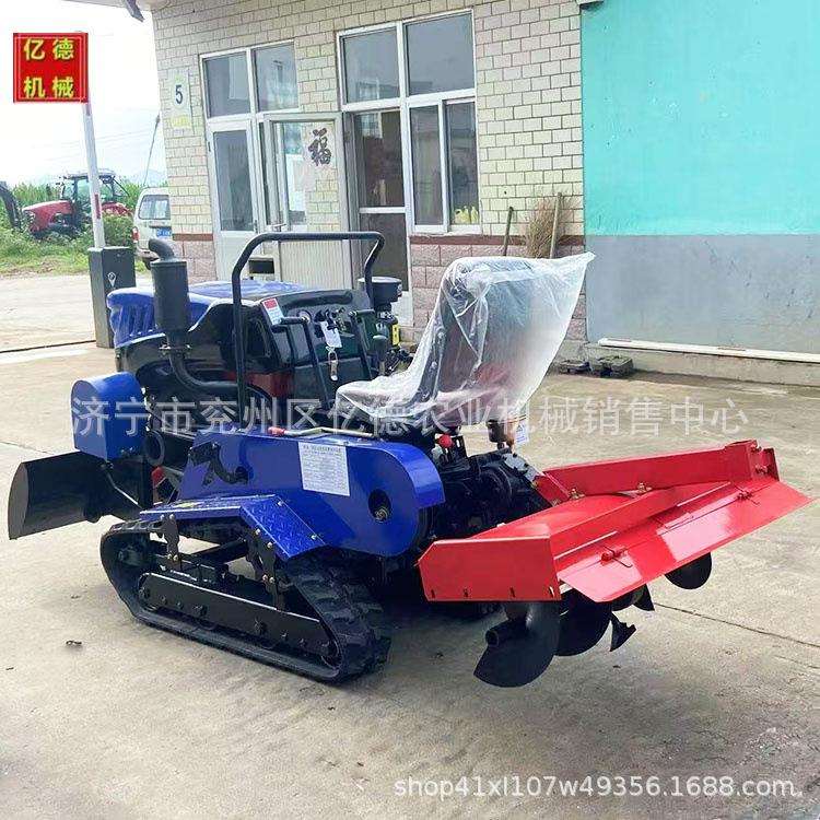 多功能大马力开沟机履带式田园管理施肥填土机深施肥机旋耕