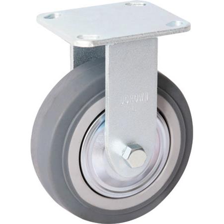 脚轮5寸重型人造胶定向轮优冠脚轮静音轮直销TPR轮橡胶轮子