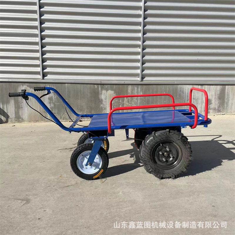升级加厚款48V电动助力手推车适合果园山地搬运独轮手推车