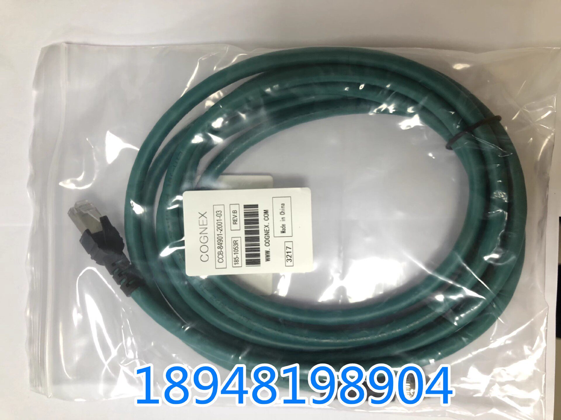 m12连接器A型拖链网线8针X型高柔双屏蔽4芯D芯母头M12直头转RJ45