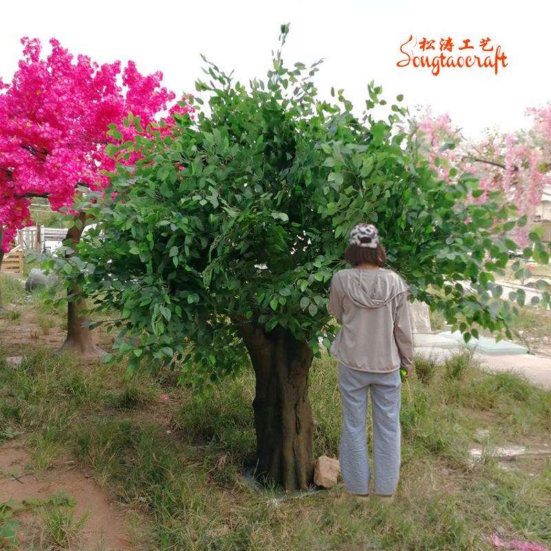 仿真榕树人造假树室内景观树大型玻璃钢人造榕树公园景区造景