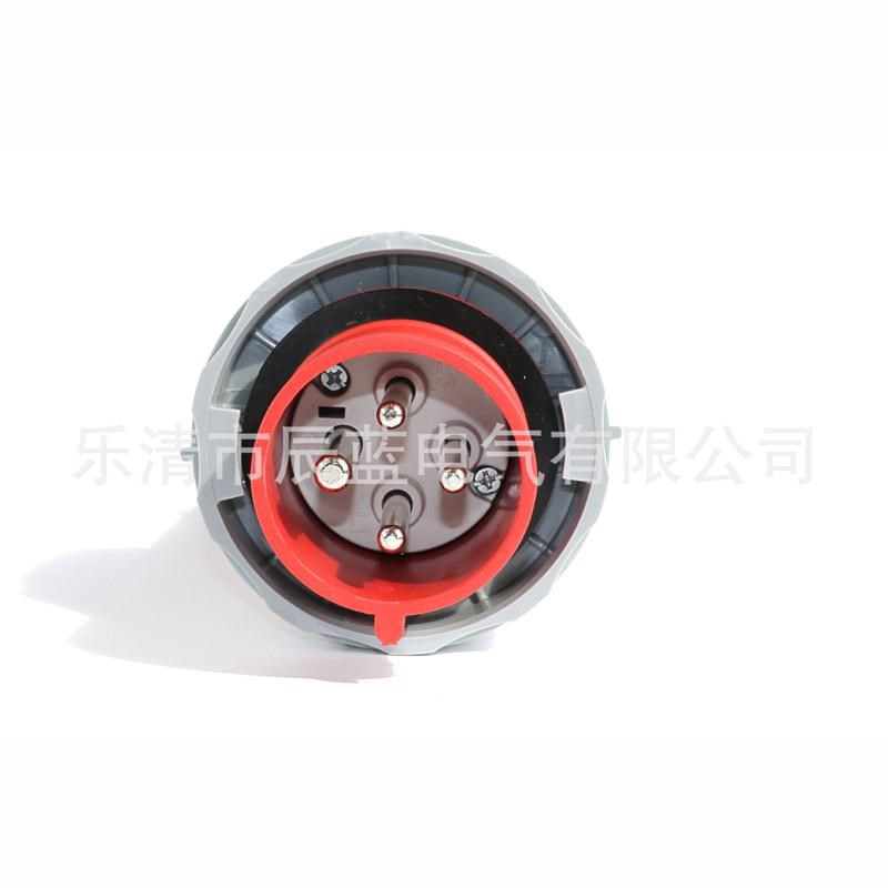 工业防水防冻冷藏车集装箱用插头v32A-3h3P+E440VIP67三相四芯