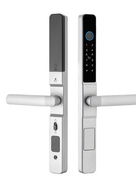 断桥铝户外防水高端指纹门锁头一体机身远程控制TT L.OCK智能