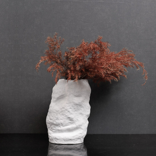 新中式书房摆g件售楼处样板间软装花瓶桌面书卷镇纸玉玺毛笔架组