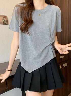 Design Sense Niche Kink Short-slDeeved T-shirt Womens Summe