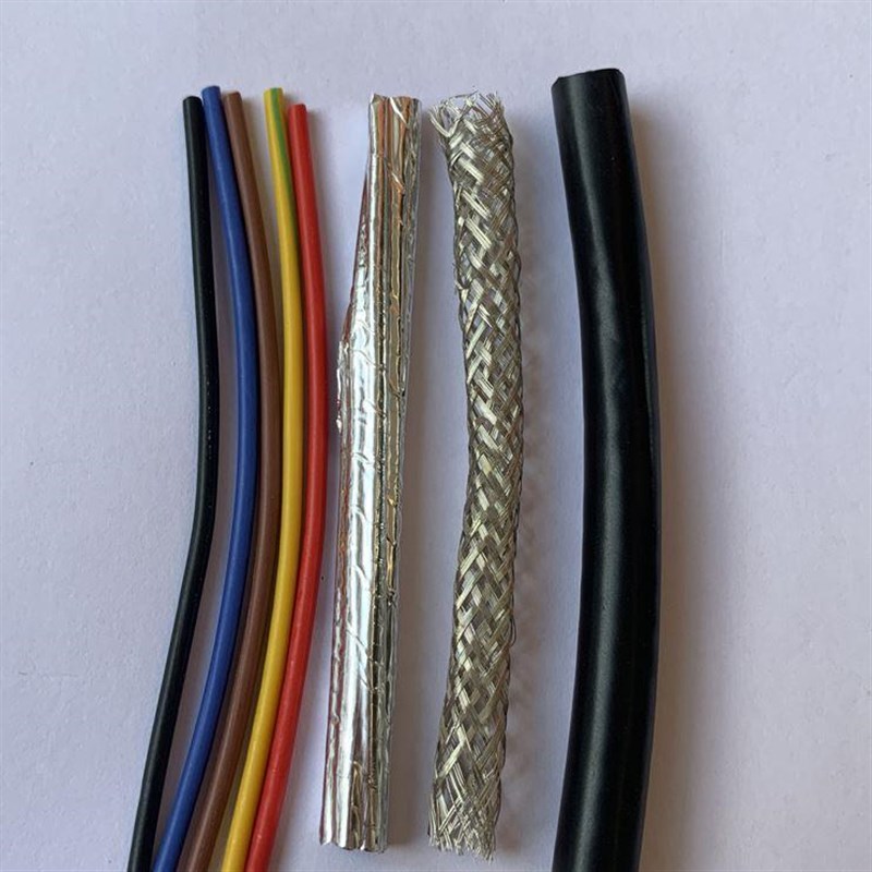 国标纯铜RVVP2 3 4芯r03 05 075 1 15平方25屏蔽线控制电缆