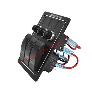 3位船型a开关面板带过载控制面板游艇保护器开关3组合开关面板