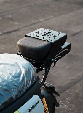 适用九号Mmax110MK2新款可伸C缩后尾架货架尾箱架尾箱后备箱改装