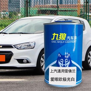 九狼汽车漆上成汽通品用雪漆佛兰B爱唯欧耀石黑极光白火星橙星辰