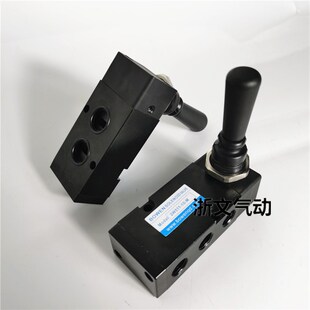 非标手动阀2W511-10-M手板阀 手推换R向阀二位五通气控阀